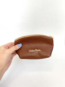 Helen Miller: Mini Pouchie - Chestnut
