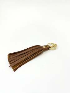 Helen Miller: Tassel Keyring & Clip - Rum & Raisin