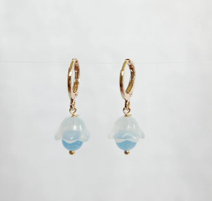 Kids: Sun Flower Earrings - Cornflower