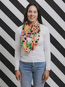 Scarves: Flower Pop Infinity Scarf