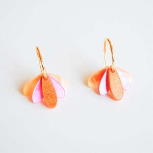 Happy Hour Earrings - Peach / Pink