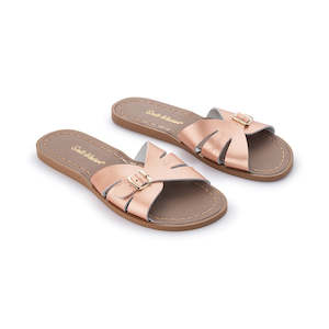 Saltwater "Classic" Slide Sandals - Rose Gold