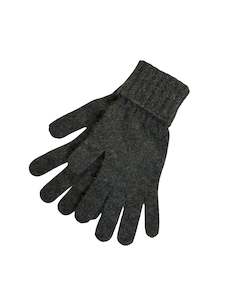 Sale: Possum Merino Turn Back Gloves - Moss