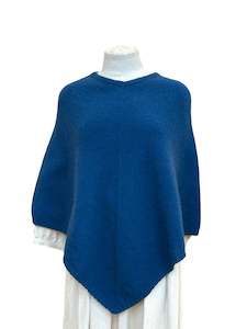 Possum Merino Poncho - Lagoon