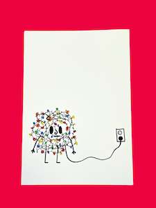 'Festive Tangle' - Illustrated Card by Jemimadidit