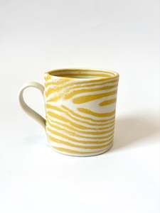 Ceramic Nerikomi Mug - Large - Yellow