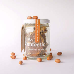 The Confectionist: Milk Chocolate & Peanut Toffee - Jar, 85g