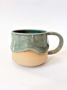 Featured: Ceramic "Drippy" Mug - Teal