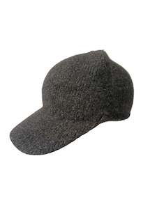 Accessories: Possum Merino Peak Cap - Brownmarl