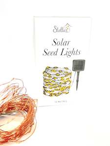 Copper Solar Seed Lights - 10m