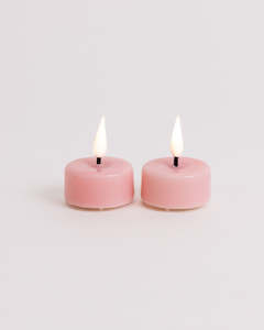 Stellar Haus: LED Tealight Candles - Pink (Pack of 6)
