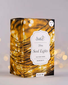 Silver Seed Lights - 20m