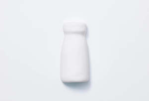 "Milk Bottle" In Porcelain