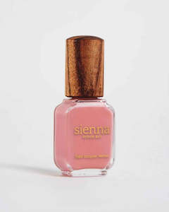 Sienna: "Glowing" Peachy Pink Crème Nail Polish - 10ml