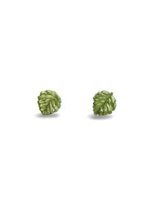 Jewellery: Beech Leaf Studs - hand painted by Lily Griffin - INC exclusive