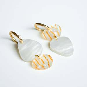 Jewellery: Dune Earrings - Pearl