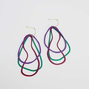 Tri-Shape Earrings in Jewels
