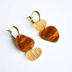 Dune Earrings - Amber