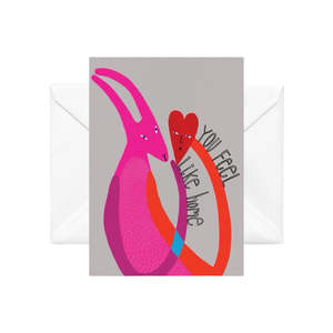Studio Soph: "You Feel Like Home" - Illustrated Card by Studio Soph