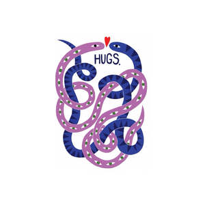 Studio Soph: Hugs - illustrated card by Studio Soph