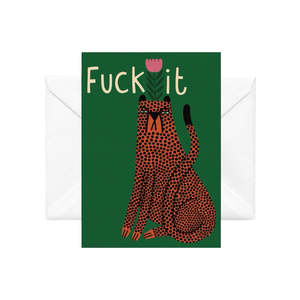 Studio Soph: Fuck It - illustrated card by Studio Soph