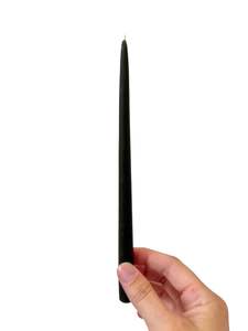 Mini Beeswax Taper Candle - Dark Green (G)