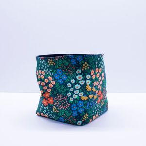 Homewares: Canvas Planter - Wild Flowers