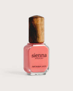 Sienna: "Sweetheart" Peach Pink Crème Nail Polish - 10ml