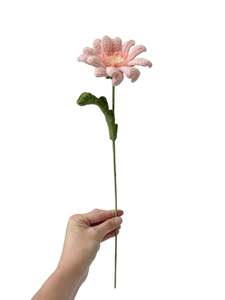 Pink: Crocheted Gerbera - Pink