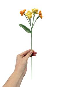 Yellow: Crocheted Forget Me Not - Yellows