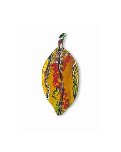 Tiny Pohutukawa Leaf (25186)