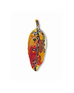 Tiny Pohutukawa Leaf (25191)