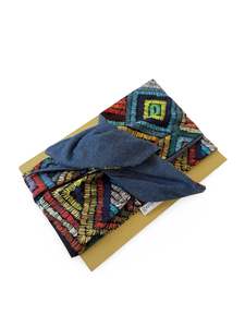 Gerty Brown: Girlband - Rainbow Stitch / Denim