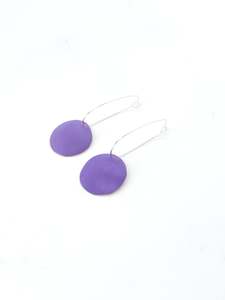 Comet Drop Earrings - Violet