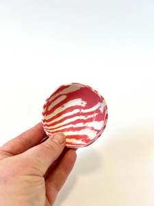 Ceramic Nerikomi Tiny Dish - Red