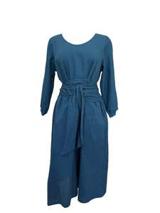 Clothing: Long Sleeve Mollie Dress - Marine Blend
