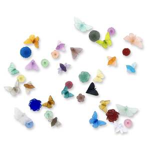 Art Originals: The Garden Path - 38 piece glass art installation by Luke Jacomb