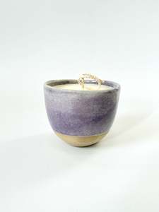 Ceramics: Wisteria Yunomi Soy Candle