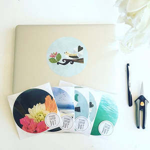 Restickable Laptop dot by Tinch Design