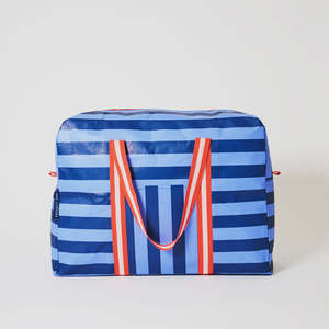 Bags: Overnight Bag – Blue Stripe