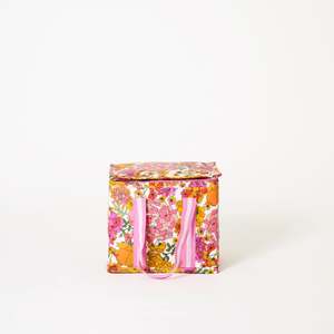 Bags: Mini Insulated Tote Bag - Hydrangea