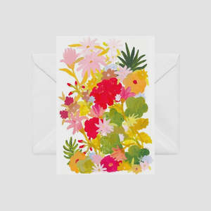 Products: Bold Blooms - Illustrated Card by Grace Wilkinson