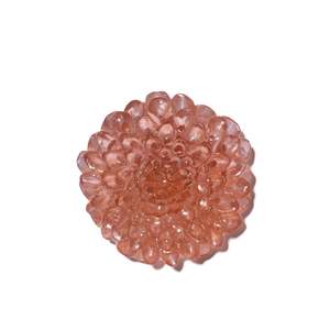 Glassware: Dahlia in Cast Glass - Rose