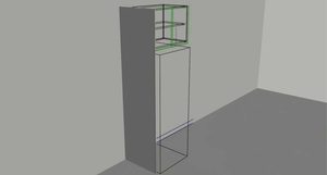 Tall end panel for fridge JAG Express