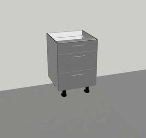 Floor cabinet - 3 drawer JAG Express