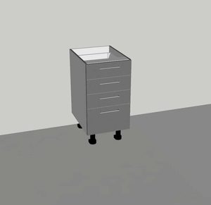 Floor Cabinet - 4 drawer JAG Express