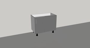 Floor cabinet - blind panel & 1 door with pull out mechanism JAG Express