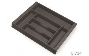Products: Cutlery insert - 376mm - wing on 1 side - GREY JAG Express
