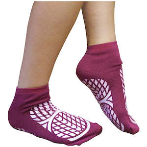 Daily Living Essentials: Red Non Slip Socks