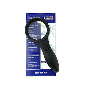 10 Off Insert Promotion: Magnifier with LED Lights